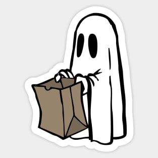 Cute Spooky Little Ghost. Sticker